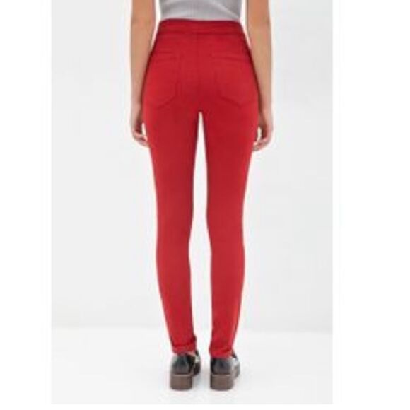 NWT Forever 21 Size Small (size 2) High Waist Cotton Cuffed Pants - Picture 3 of 6